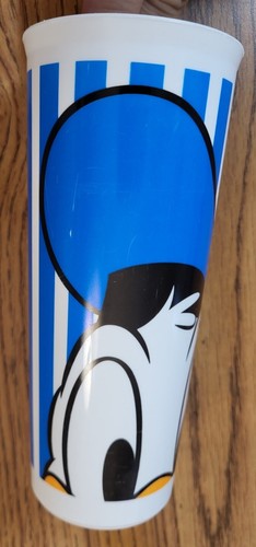 Vintage Tupperware Disney Mickey Mouse Tumbler 16oz Cup Flip Daisy Donald Duck - Picture 6 of 11