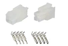 MOLEX MINI-FIT JR SERIES 4 PIN CONNECTOR SET. PACKAGE OF 3 COMPLETE SETS