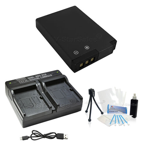 EN-EL12 Replacement Battery & USB Dual Charger for Nikon S8100 S8200 S9100 S9400 - Picture 1 of 4