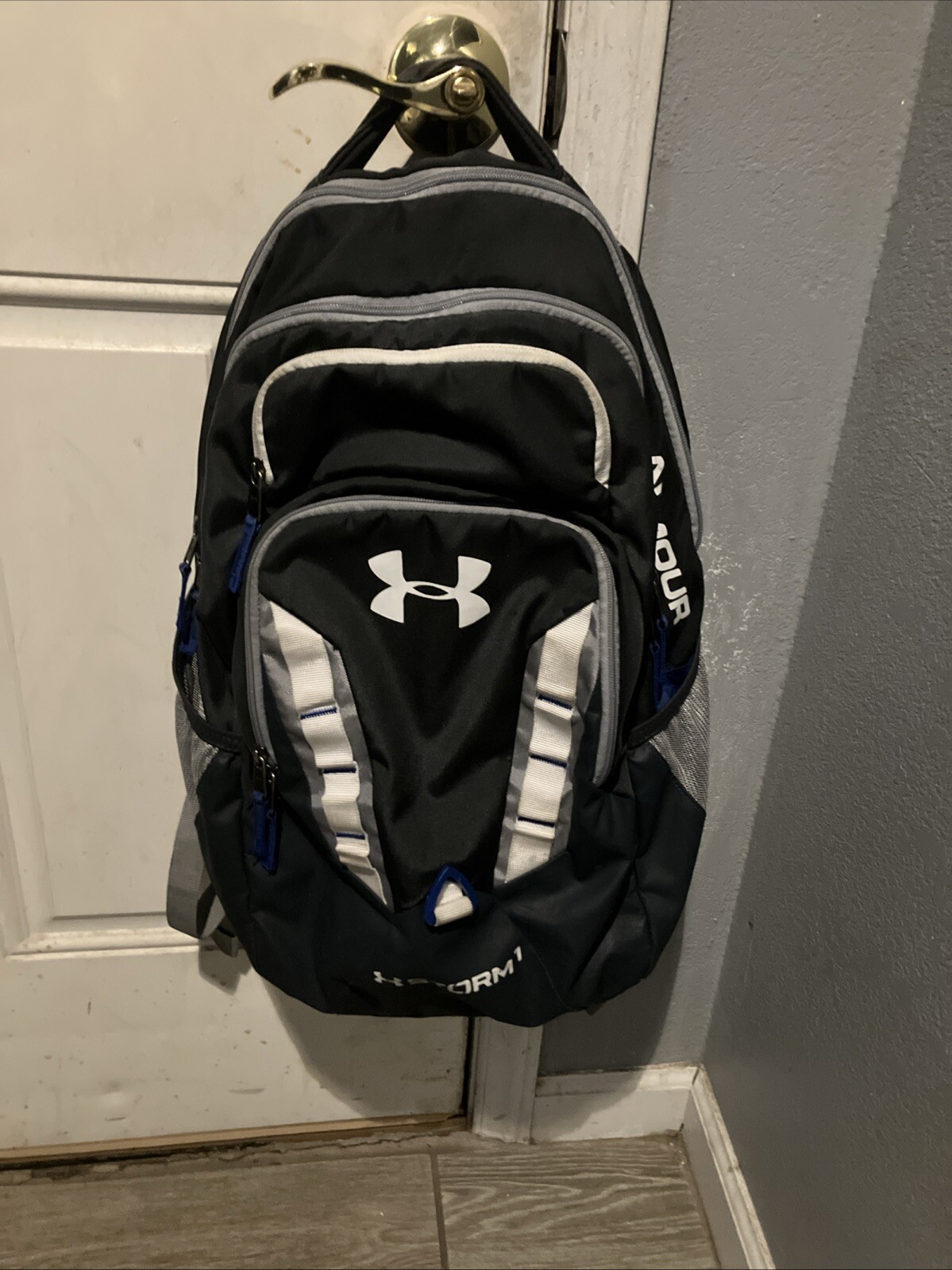 Under Armour Storm 1 Grey Water-Resistant Backpack for Sports & Travel  