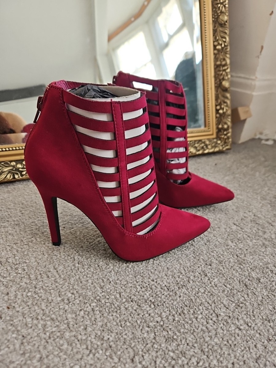 Brand NEW New Look Pointed/ Court High Heels Plum Colour/ RRP