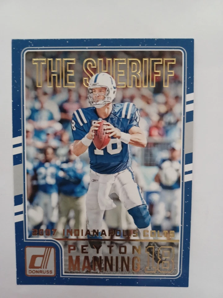 2016 Donruss - The Sheriff Peyton Manning Tribute #10 Peyton Manning - Image 2 of 3