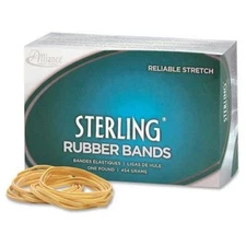 Alliance 24335 Sterling Rubber Bands, 33, 3 1/2 x 1/8, 850 Bands/1lb Box
