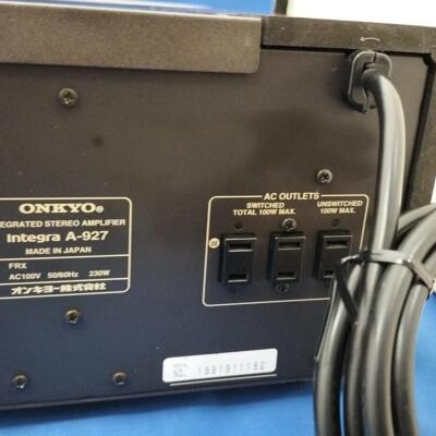 Onkyo Integra A-927 Stereo Integrated Amplifier Good Condition