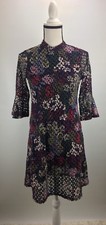 Love, Fire Women's Floral Print Crochet Lace Shift Dress Size S Small New (H539)
