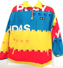 Adidas x Classic LEGO® 1/4 Zip Windbreaker Kids Size Large NWT