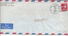 Amerik. Feldpost, Jidda/Saudi Arab. 1975