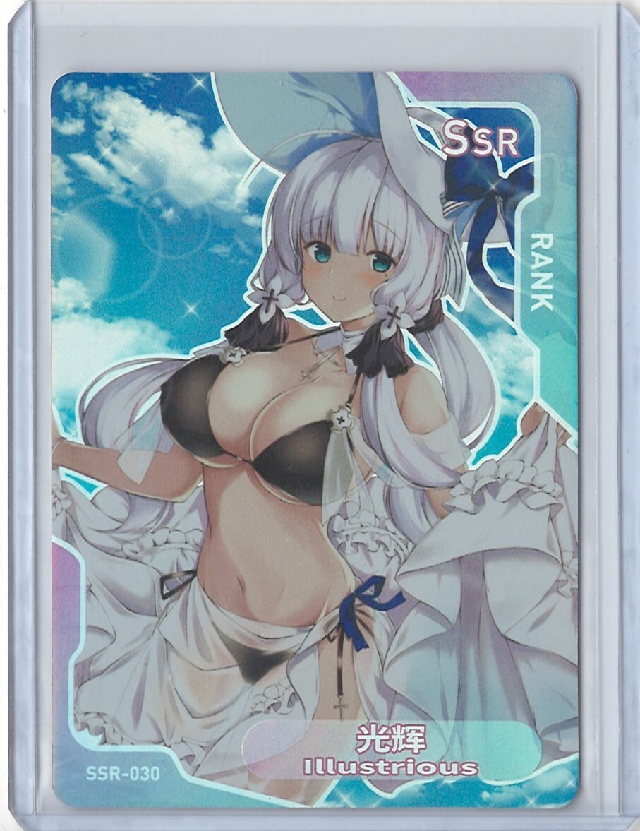 Senpai Goddess Haven 3 - SSR-030 Illustrious Sexy Waifu Anime Card