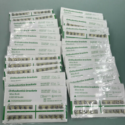 Staff Per Apparecchio Ortodontico Set 20 Pezzi Staffe Dentali In - Foto 10