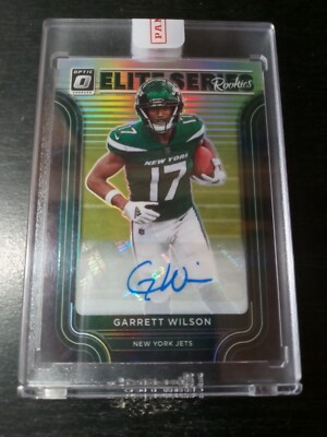 Garrett Wilson elite series rookies auto /99 J.E.T.S!    