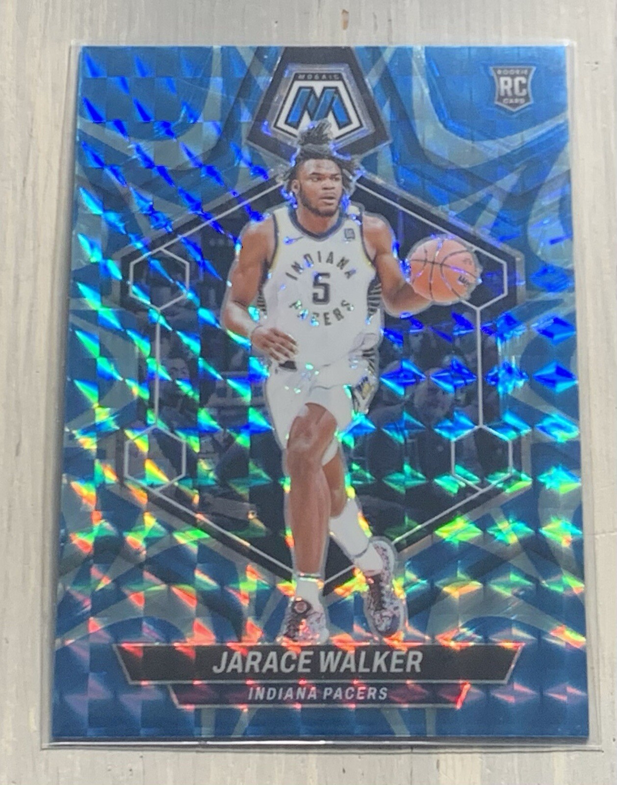 Jarace Walker - 2023-24 Panini Mosaic REACTIVE BLUE MOSAIC Prizm Rookie - #210