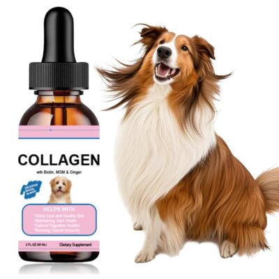 Premium Collagen for Dog Cat   Liquid Collagen for Dog with Hyaluronic Acid 60ml