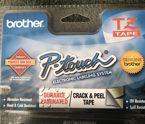 Brother TZ-231 P-Touch 1/2" Label Tape Black Print on White - Sealed NEW - Imagen 7 de 10