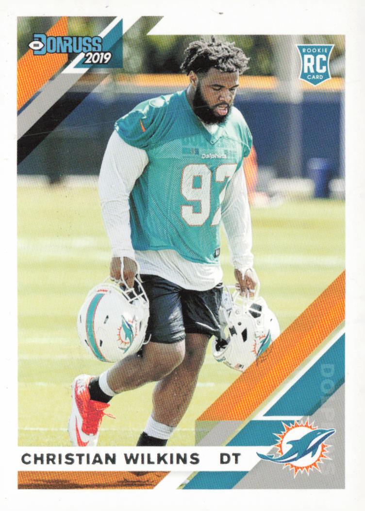 2019 Donruss #255 Christian Wilkins