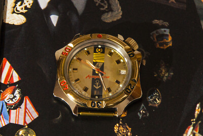 Vostok Komandirskie (Ostwok Admiralskie) Kal 2414A, 2J.-Garantie, Vintage