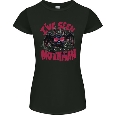 Ich Habe Mothman Damen Petite Cut Maglietta Gesehen