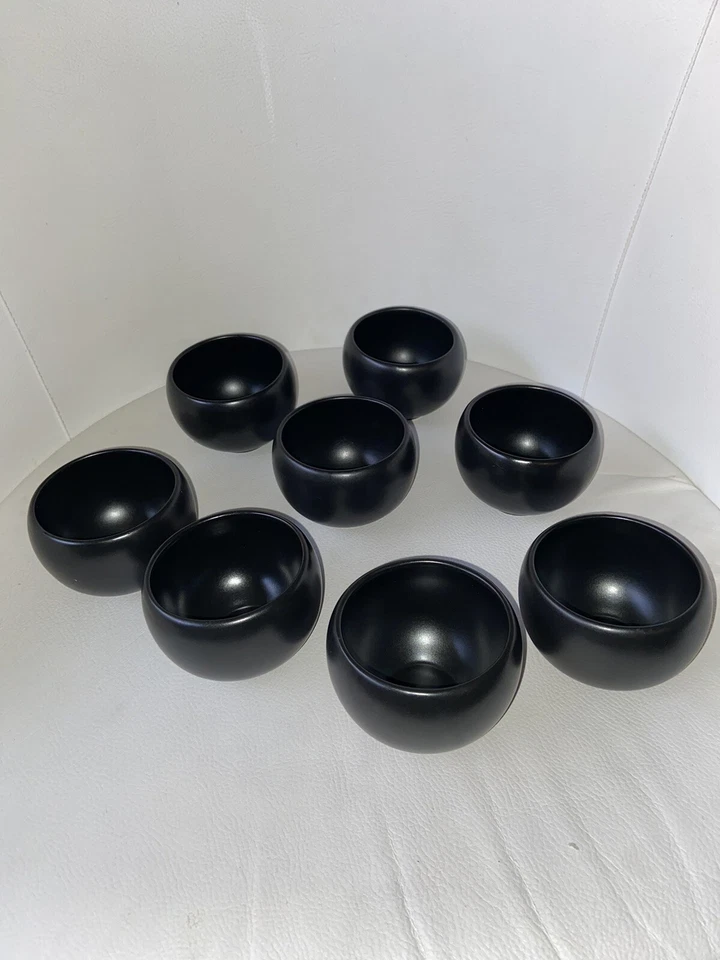 CONJUNTO DE 8 TIGELAS PEQUENAS DE CERÂMICA REDONDAS DE 3 POLEGADAS CHANTAL - Imagem 2 de 4