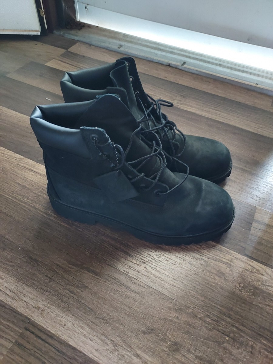 Timberland Boys 6 Inch Premium Waterproof Nubuck Boots Lace  display picture 2