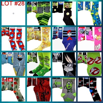 Odd Sox Crazy SOCKS CREW Unisex Men 6-12 L 28 NEW Tags FREE SHIP/Insurance/Track