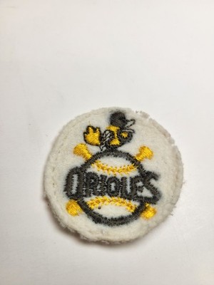 Vintage Original 1950s/60s MLB Felt Patch Baseball Team 2''x2'' Baltimore Orioles