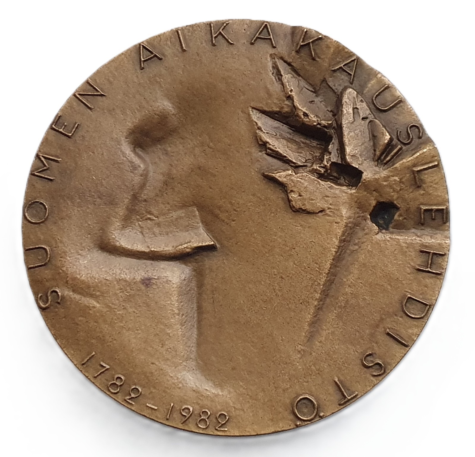 Toivo Jaatinen - Finnische Zeitschrift Medaille 1982, Tillander 70mm, 233gr.