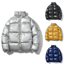 Parka Men's Shiny Insulated Outwear Suitable Jacket Coat For Chilly Days Ahead