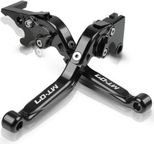MT07 Brake Clutch Levers Set Foldable Extendable Brake Clutch Levers-black