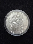 EGYPTIAN GODS SERIES HIGH RELIEF TOTH 2 OZ .999 Silver In Capsule