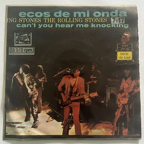 THE ROLLING STONES - ECOS DE MI ONDA - 1971 RARE MEXICAN 7" SINGLE PS WOL