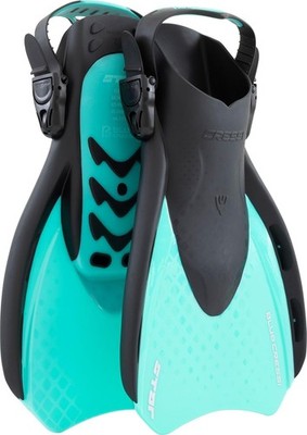 Cressi Star Flossen L XL EU 44 48 Schnorchelflossen Schwarz Grün