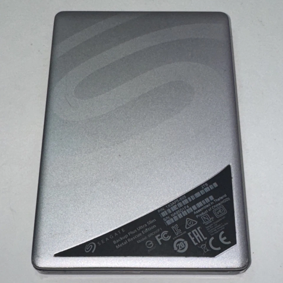 Seagate SRD00F1 Backup Plus Ultra Slim 2TB External Hard Drive Tested - Image 2 of 4