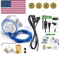 Synchronous Turntable Motor Electric Motor 5-6RPM/MIN 50/60Hz 4W CCW/CW AC100...