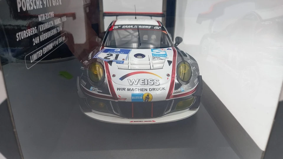  MIN155166021 Minichamps Porsche 911 GT3 R 24h Nurburgring 2016 1/18 - Immagine 2 di 4