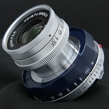 Voigtlander APO-LANTHAR 50mm F/3.5 VM Limited Navy/Chrome Leica M -MINT- 338