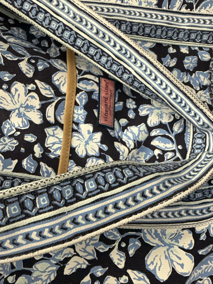 Bolso de Mano Grande Vineyard Vines Azul y Blanco LEER POR FAVOR Foto 3 de 4