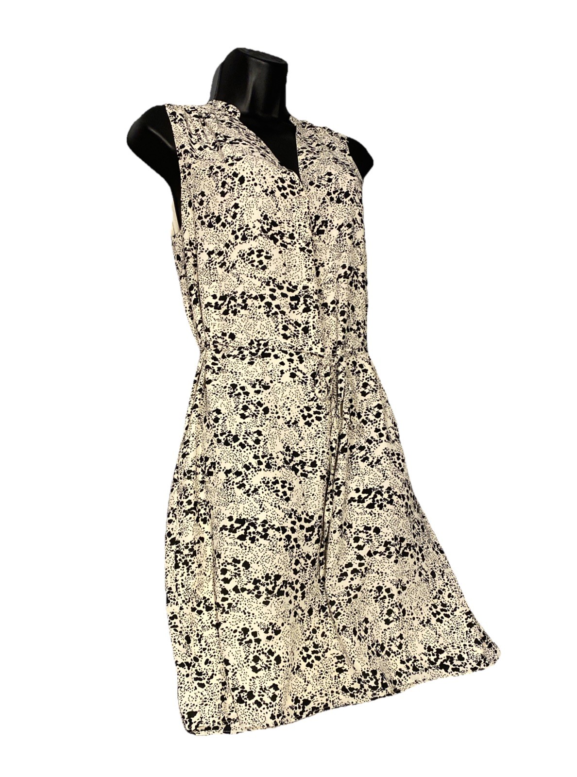 H&M Divided Sleeveless Dress Small Front Tie thumbnail 2