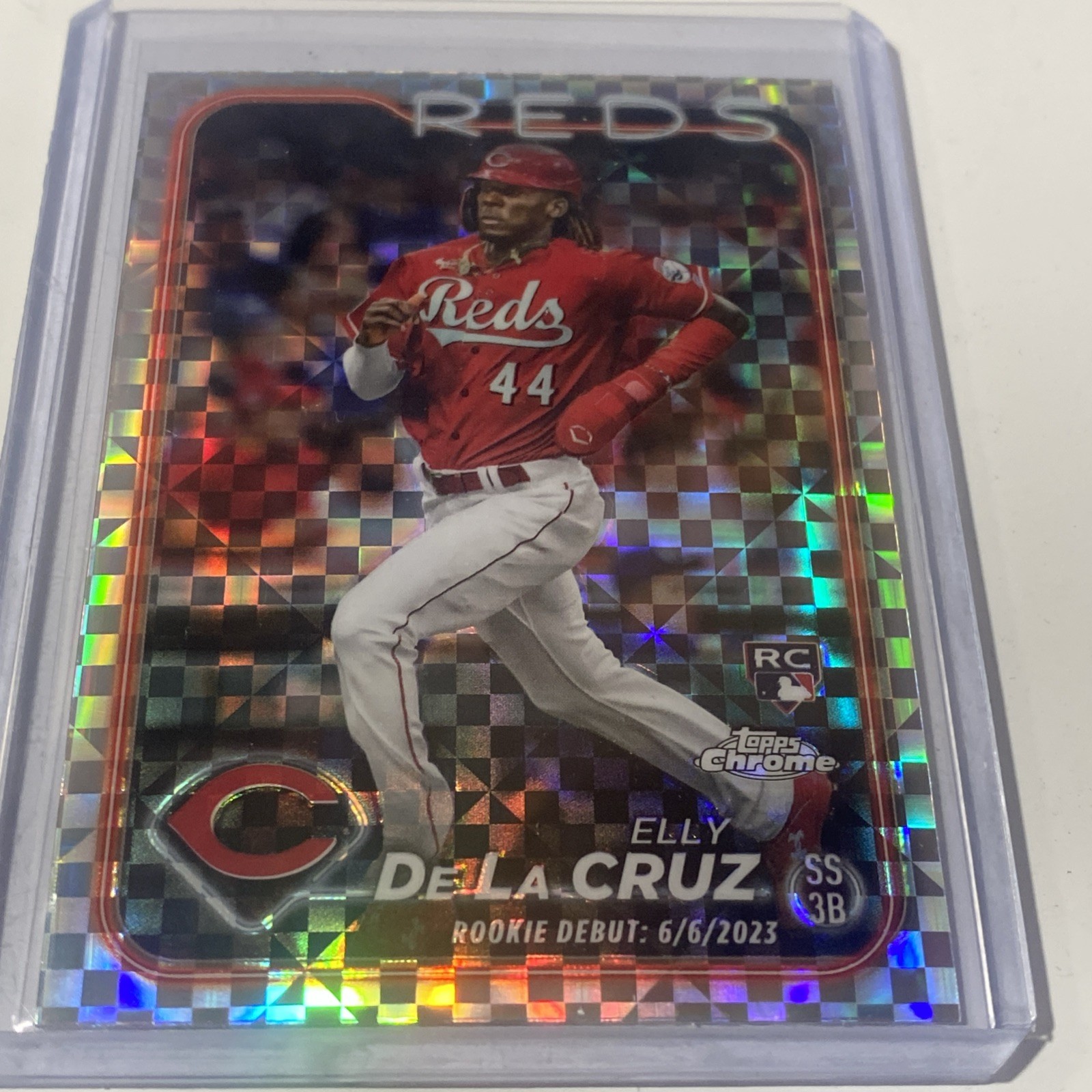 2024 Topps Chrome Update Series - Rookie  Elly De La Cruz #USC150 X-Fractor (RC)