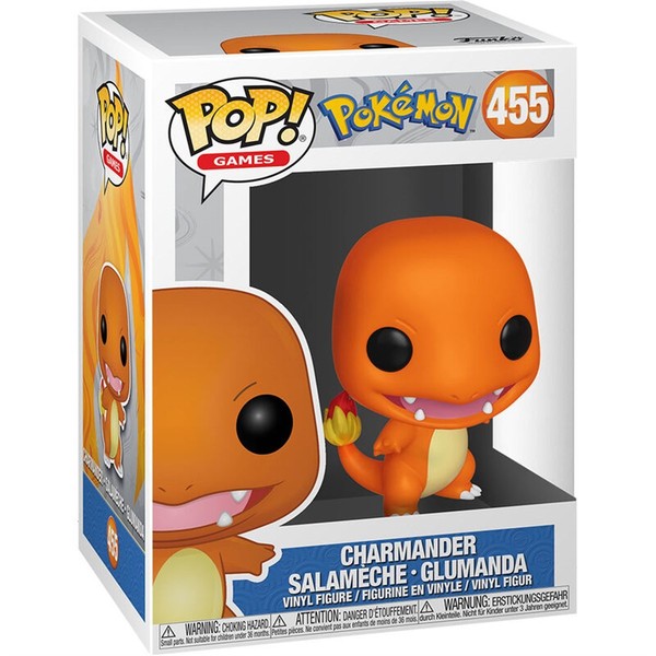 PokéMon Pop! Games Vinyl Figur Charmander (Emea) 9 Cm - Funko - (Collectibles /-image