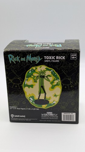 Rick And Morty Toxic Rick & Toxic Morty Vinil Figures Adult Swim Culturefly - Picture 2 of 5