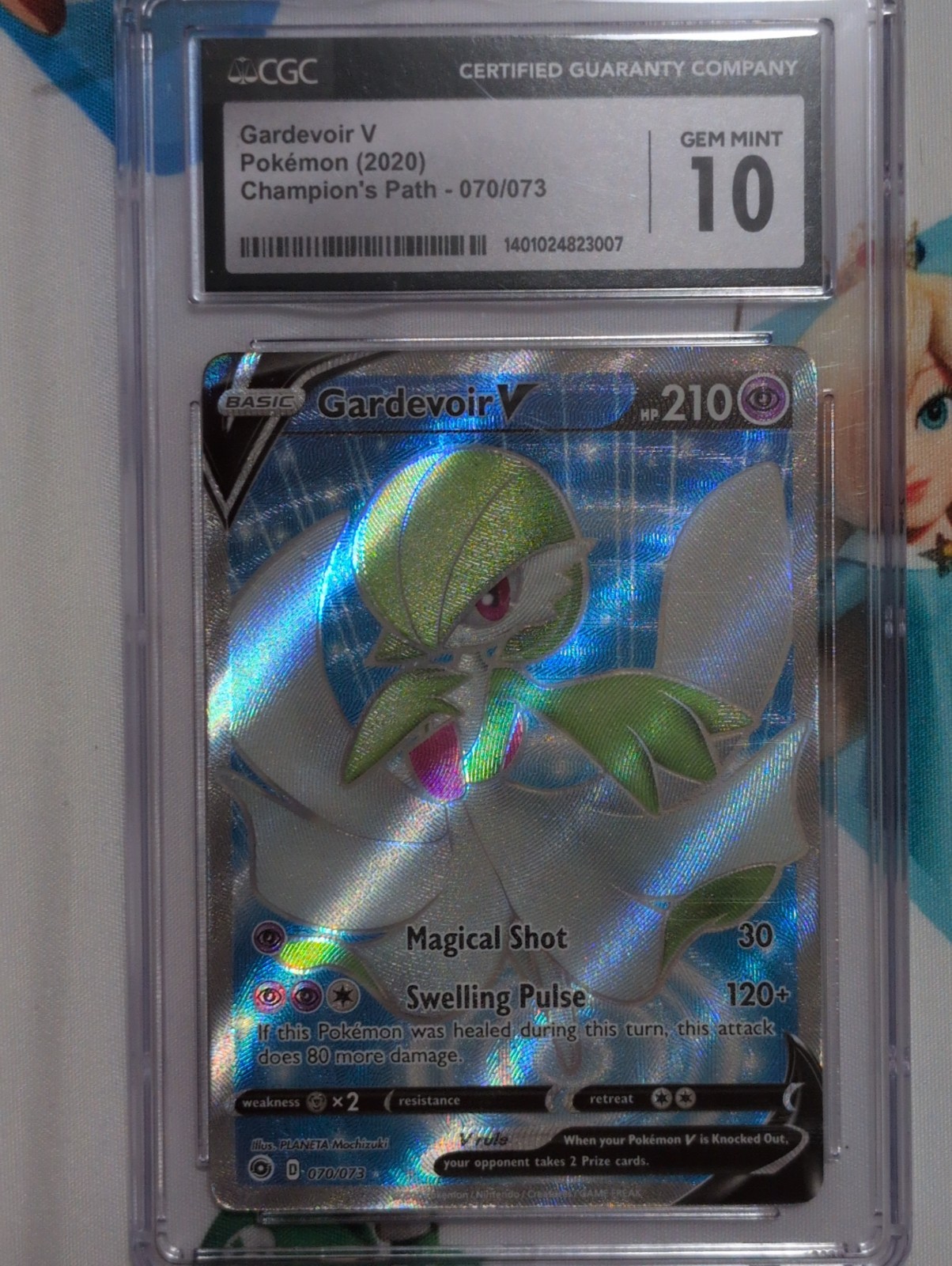 CGC 10 Pokémon 2020 Gardevoir V 070/073 Champion's Path | English
