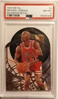 Michael Jordan 1995 Fleer Metal " Maximum Metal" Die-Cut Card #4 PSA 8 NM-MT