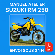 Manuel Atelier Suzuki RM 250 Revue Technique Moto Français RMT CD PDF