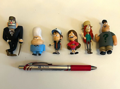 Gravity Falls Animation Mini Figurine Lot Grunkle Stan Dipper Mabel Wendy