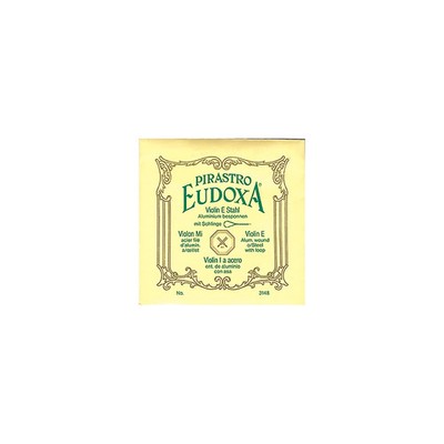 Pirastro Eudoxa Series Violin String Set 4/4 with E Steel / Aluminum Loop End