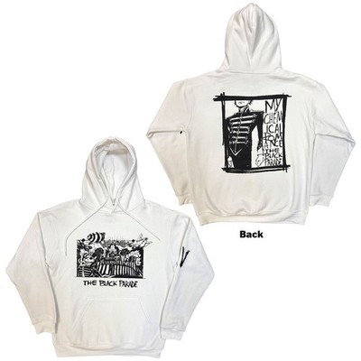 My Chemical Romance 'XV Marching Frame' White Pullover Hoodie - NEW OFFICIAL