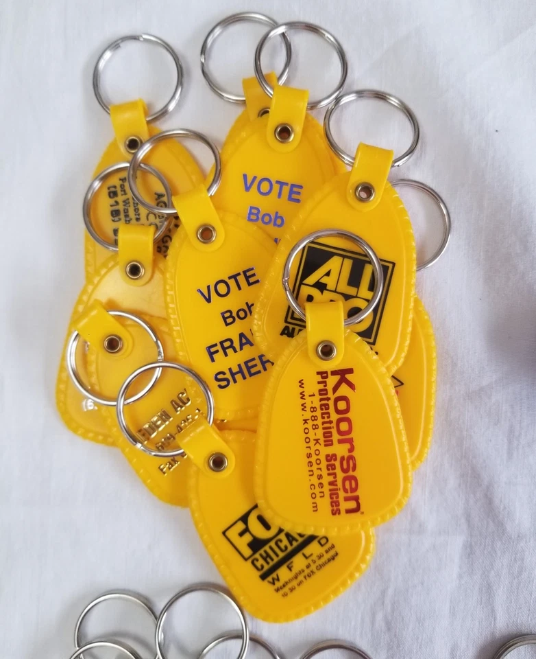 Lote Atacado de 100 Chaveiros, Variedade Mista, NOS/Novo Estoque Antigo - Novo/Não Usado - Imagem 2 de 4