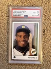 1989 Upper Deck - Star Rookie Ken Griffey Jr #1 (RC) PSA 8