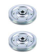 3 Inch Heavy Duty Garage Door Pulley, 200LB, Pack of 2 - Durable Iron