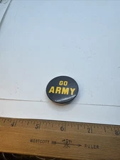 Go Army  Button Black Yellow 63B-1731E