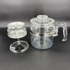 Vintage Pyrex Flameware Glass Percolator 6 Cup Glass Coffee Pot 7756 Complete